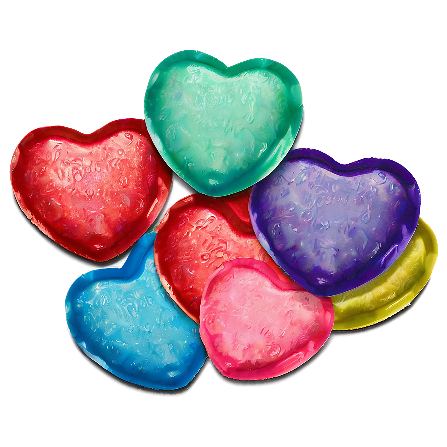 Valentine Candy Hearts Png 06212024