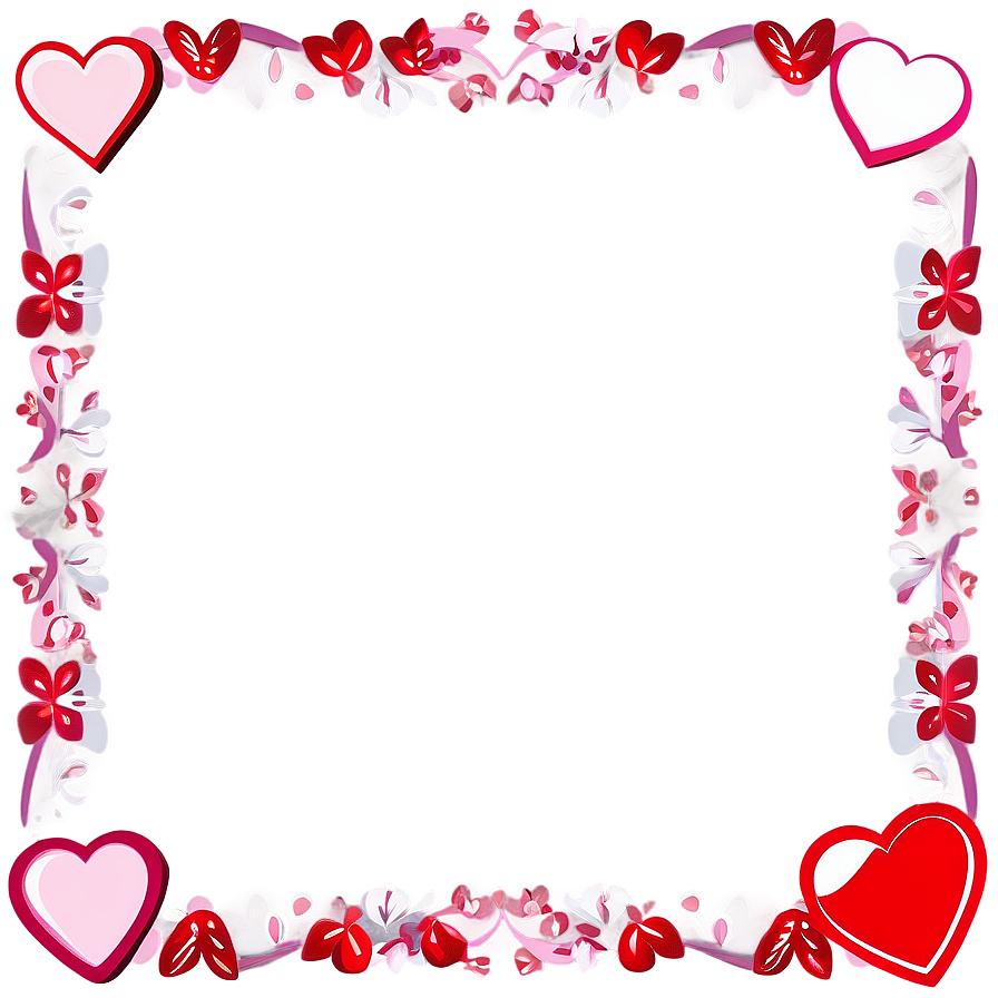 Valentine Heart Border Png Kxb