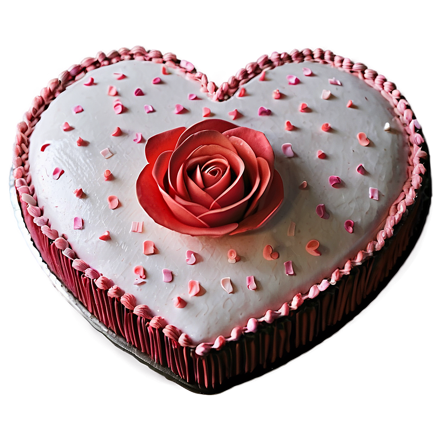 Valentine Heart Cake Png Koe