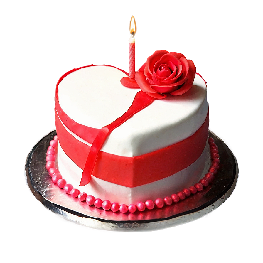 Valentine Heart Cake Png Qeo26