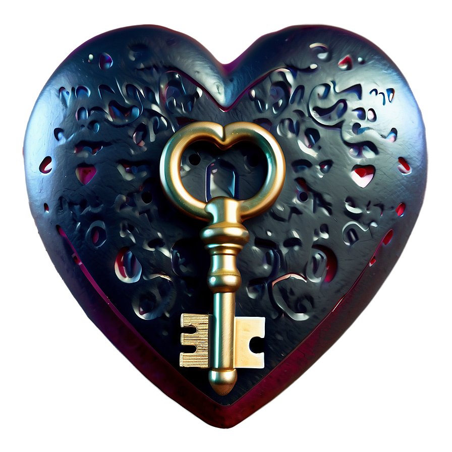 Valentine Heart Key Png Ihl