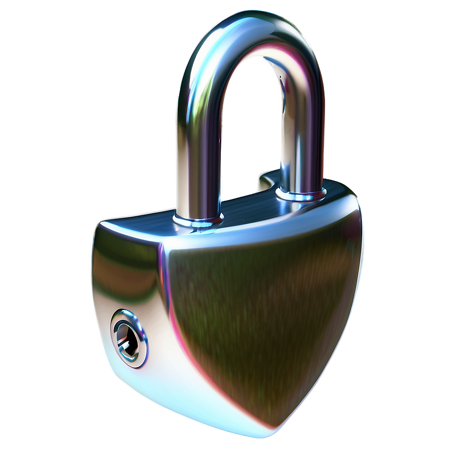 Valentine Heart Lock Png 06262024