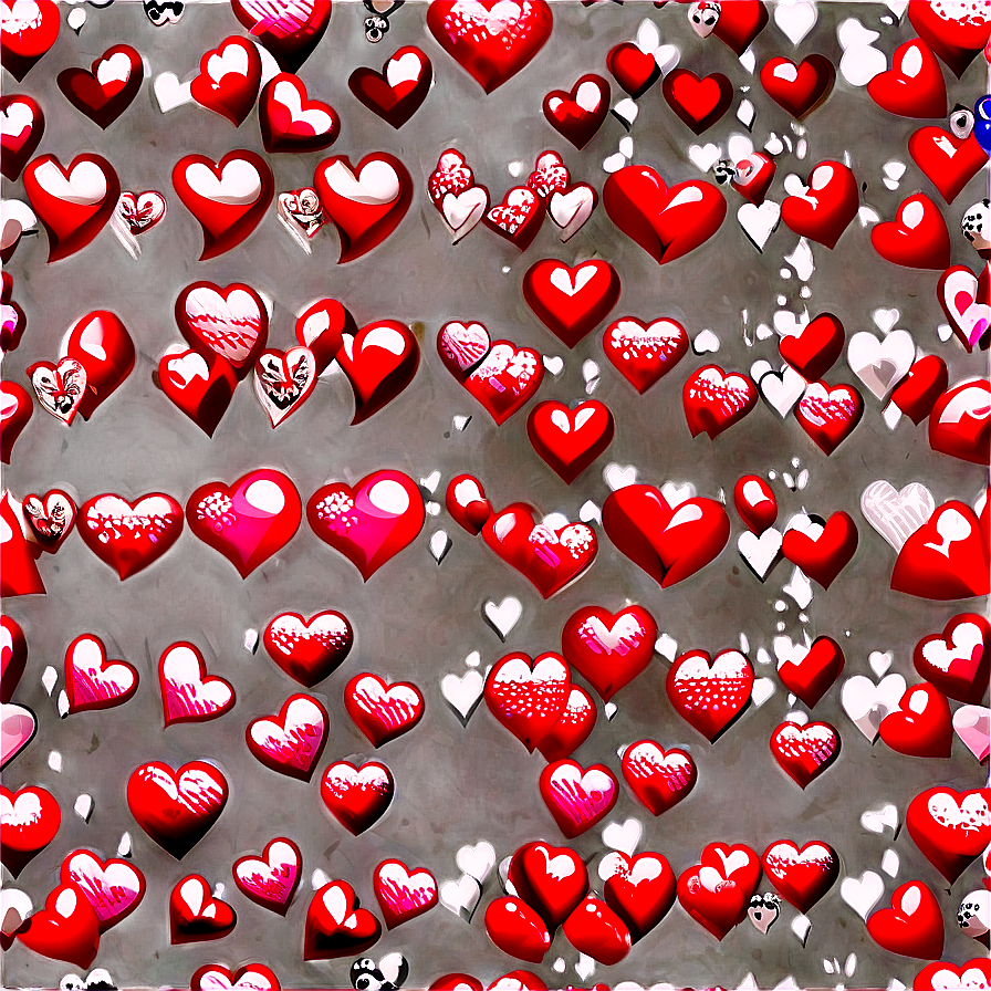 Valentine Heart Pattern Png Wag88