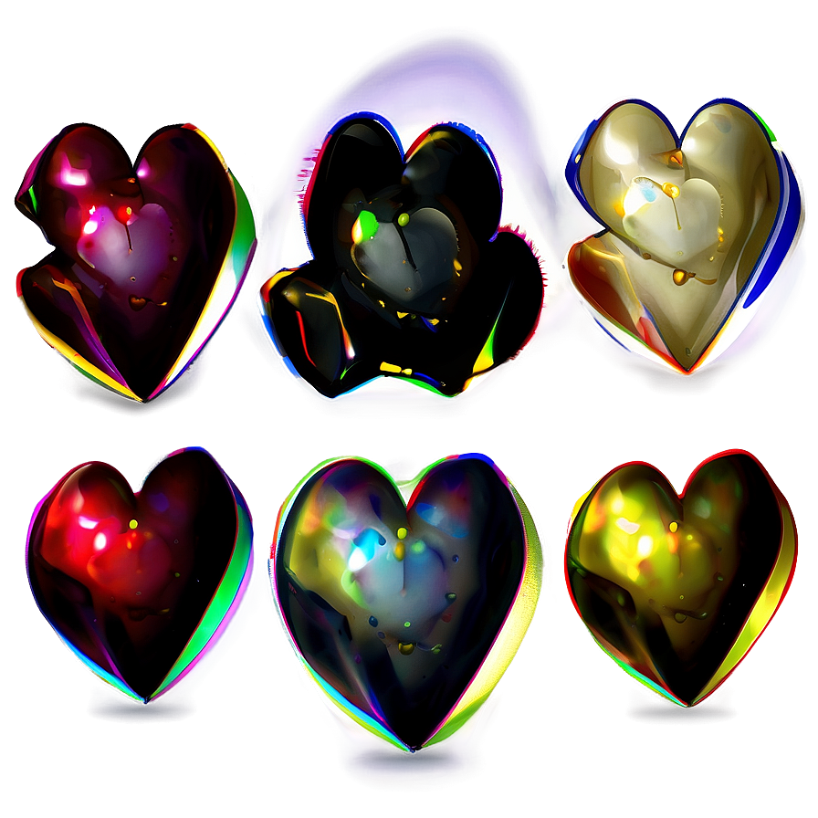 Valentine Heart Petals Png Bqy59