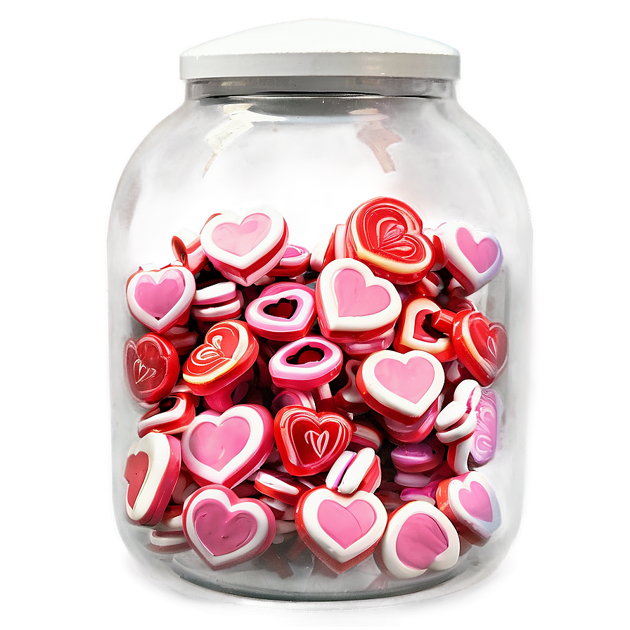 Valentine's Candy Jar Png 38