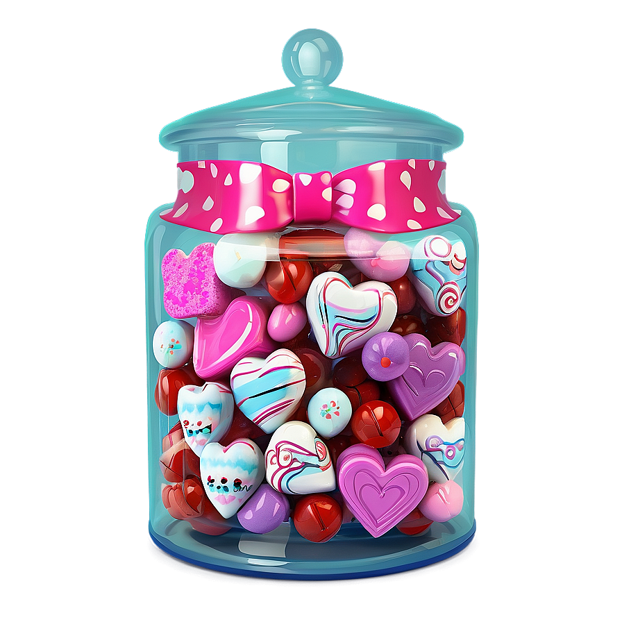 Valentine's Candy Jar Png 66