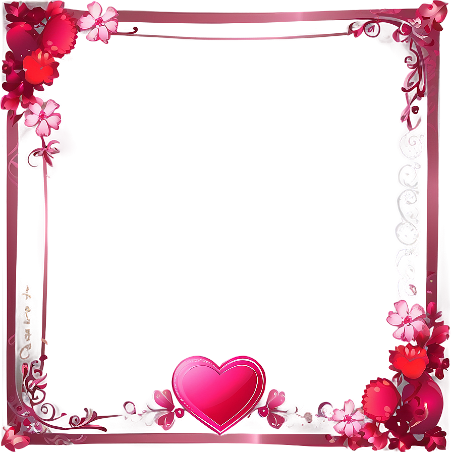 Valentine's Day Cute Frame Png Fom22