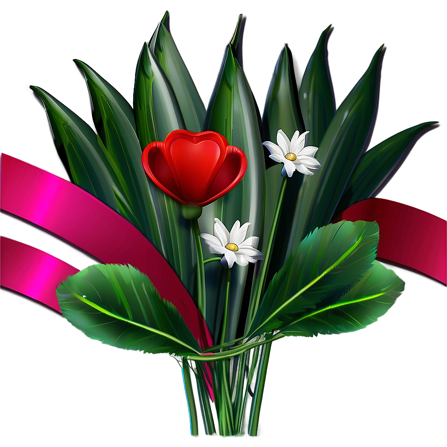 Valentine's Day Flowers Png 05242024