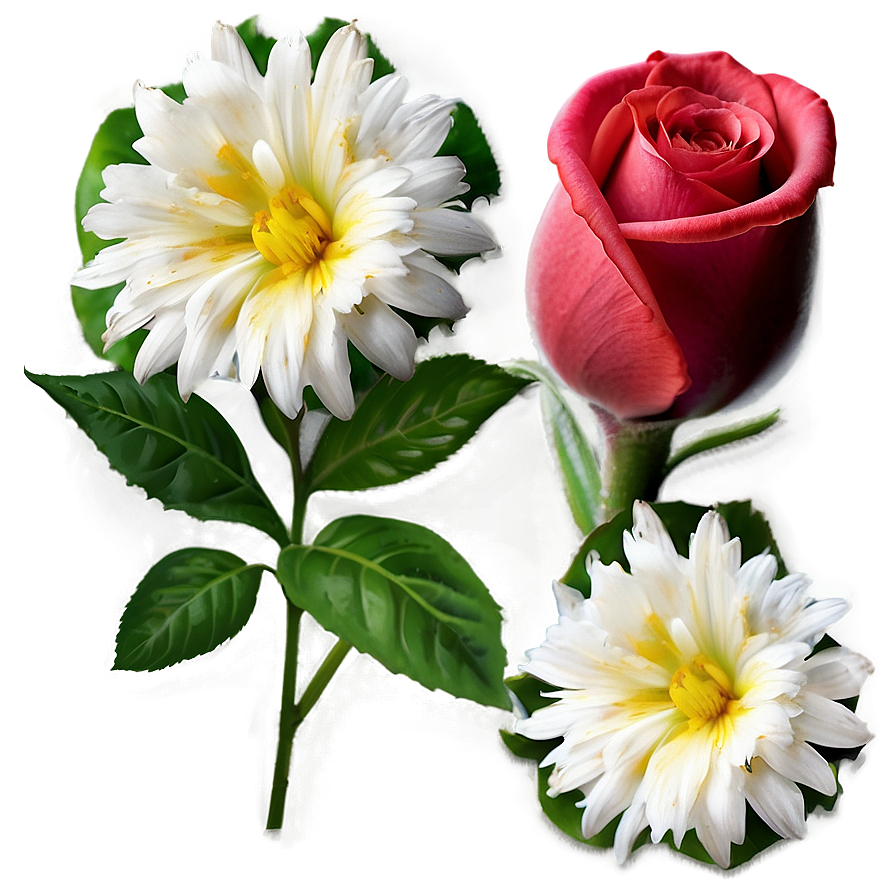 Valentine's Day Flowers Png Yhb