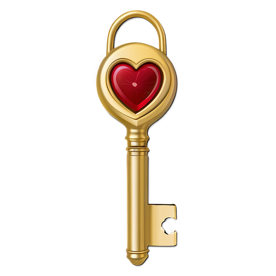 Valentine's Day Love Key Png 40