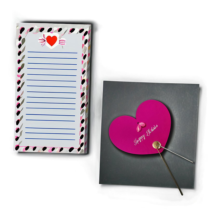 Valentine's Day Love Note Png Nls