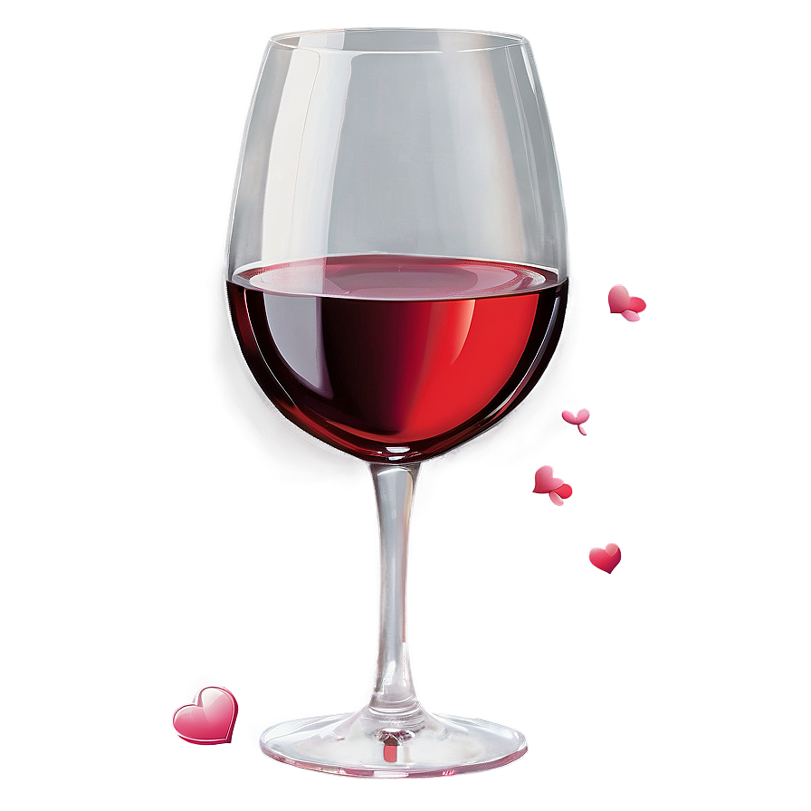 Valentine's Day Wine Png 05242024