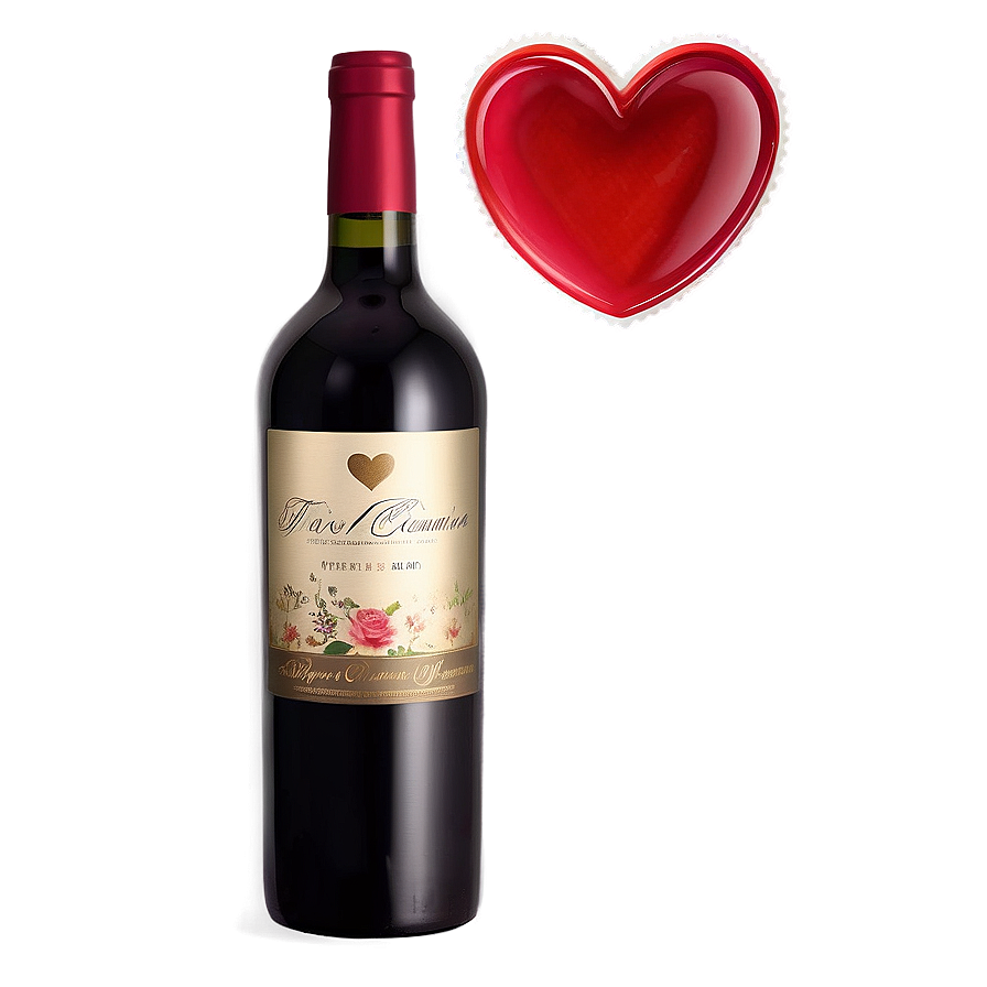 Valentine's Day Wine Png Sdd5