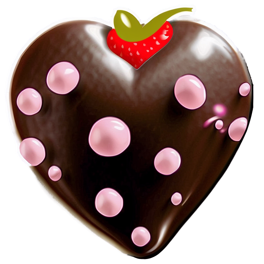 Valentines Day Chocolate Strawberries Png Uwb