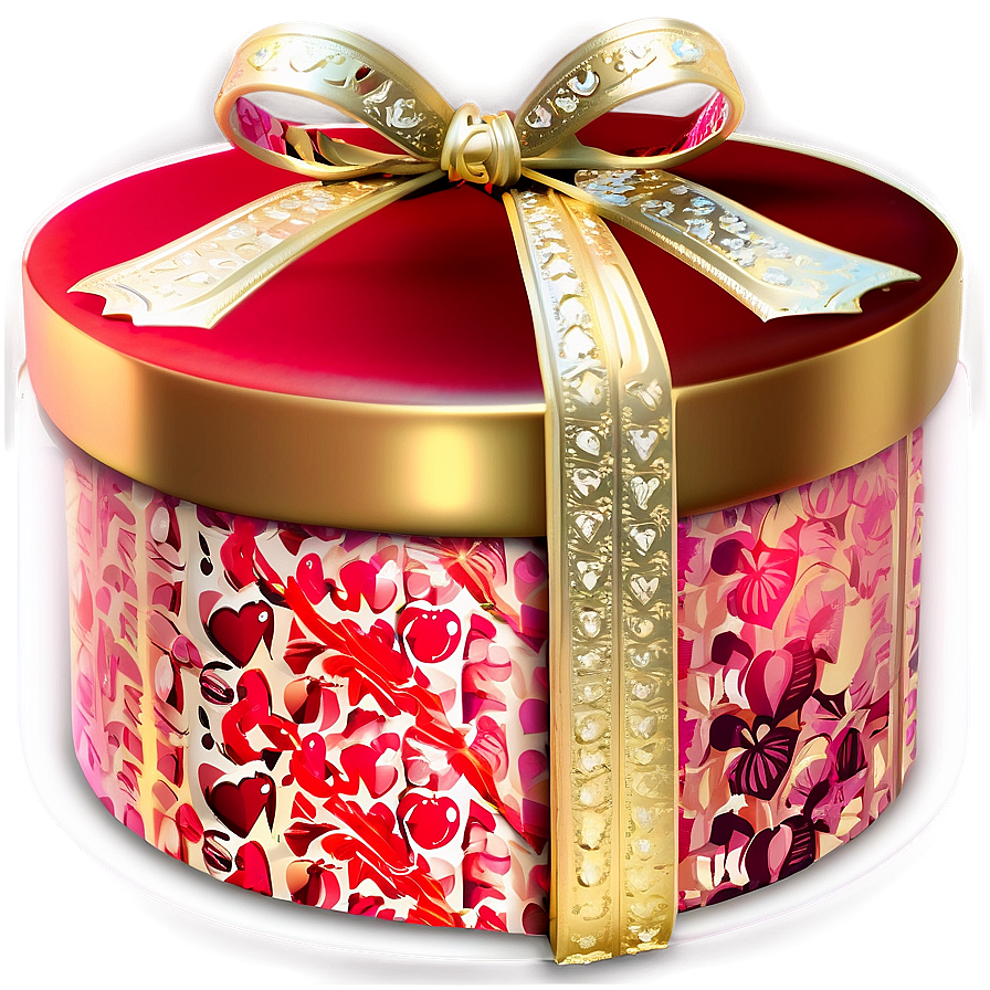 Valentines Day Gift Box Png 05212024