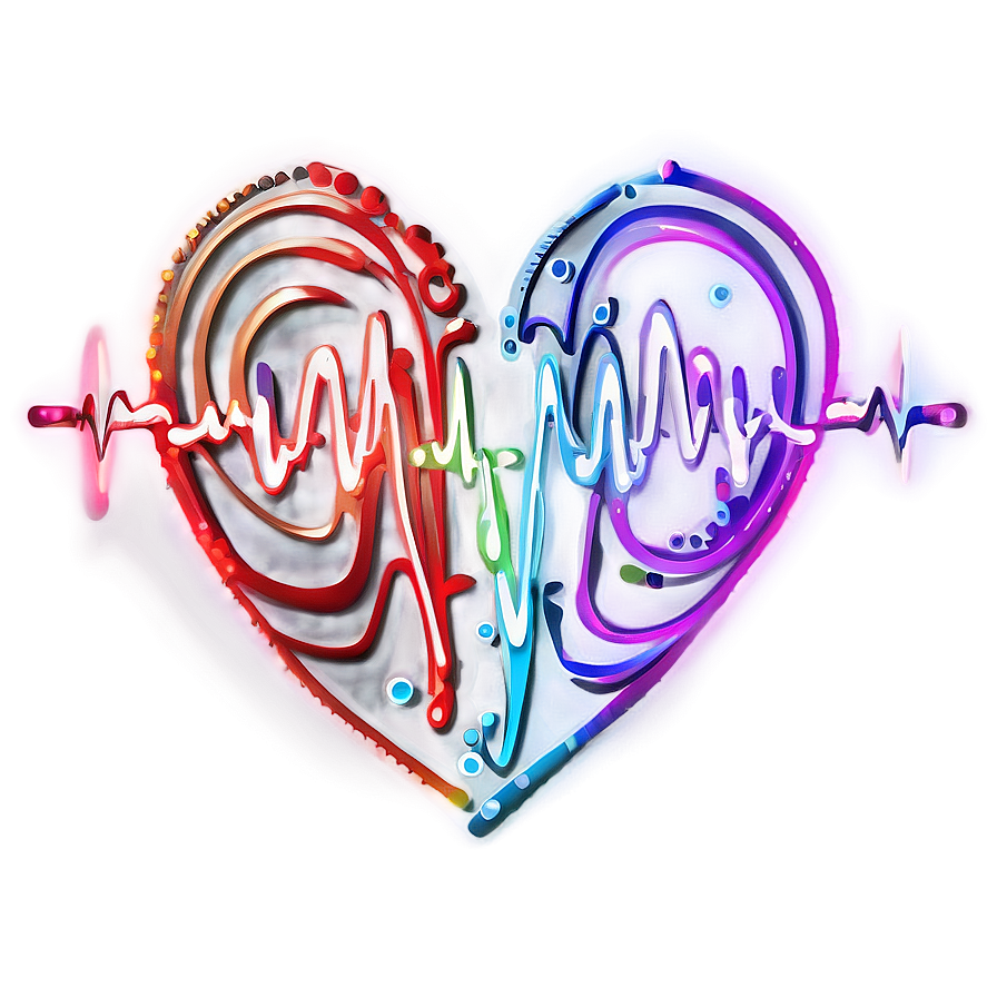 Valentines Day Heartbeat Png 80