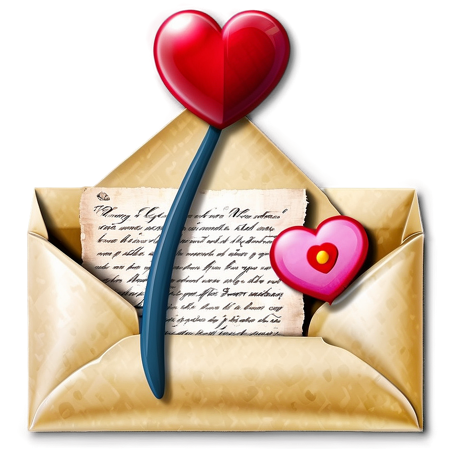 Valentines Day Love Letter Png Vet