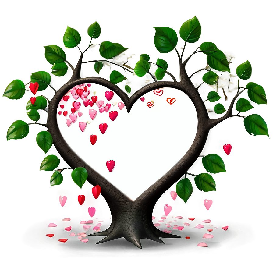 Valentines Day Love Tree Png 17