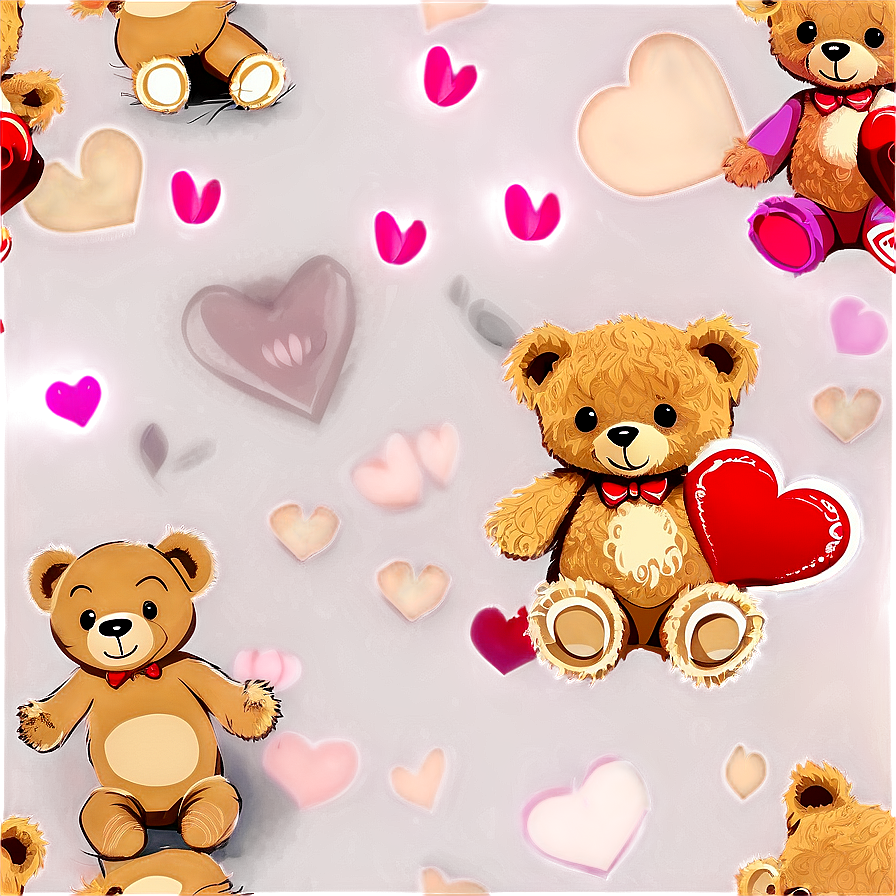 Valentines Day Teddy Bear Png 77