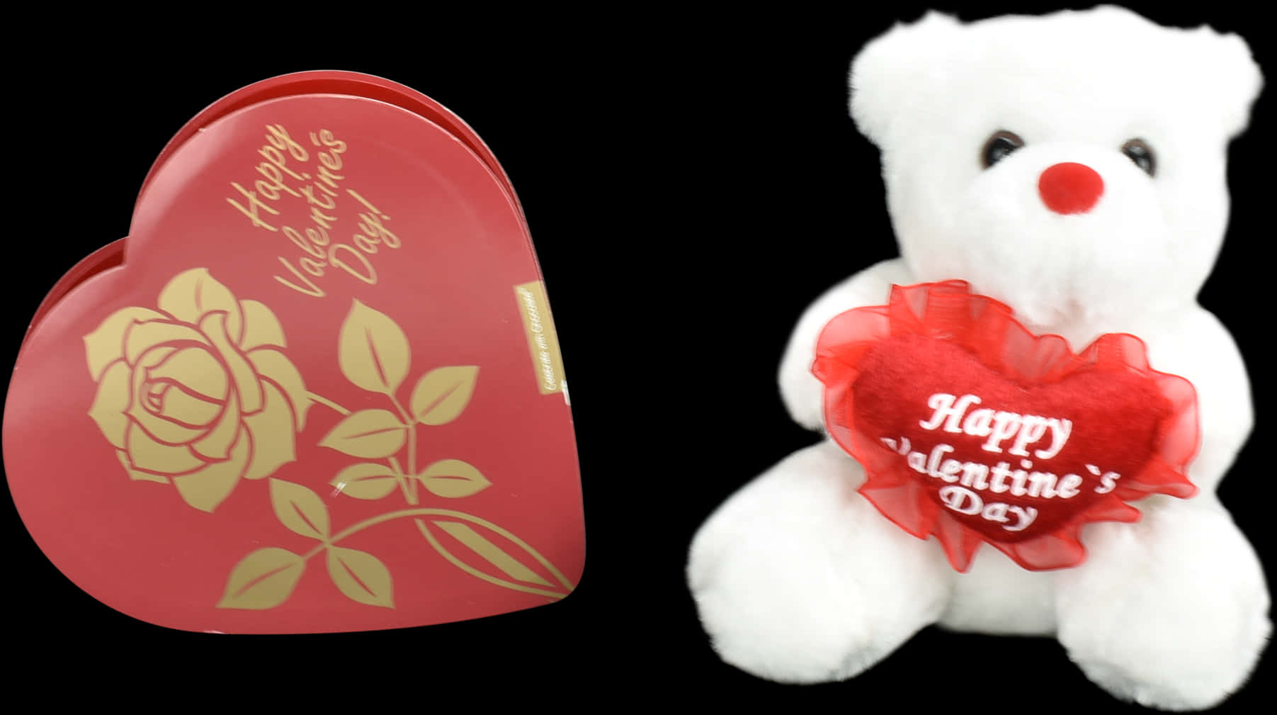 Valentines Day Teddy Bearand Chocolate Box