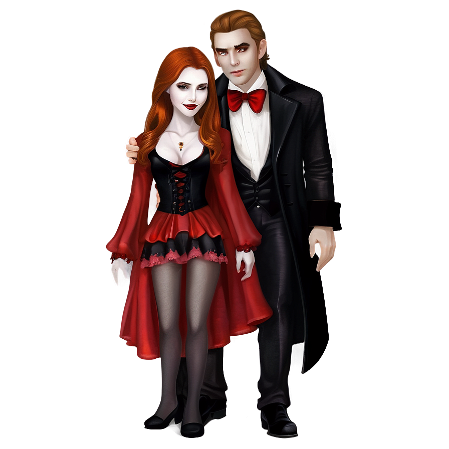 Vampire Couple Png Fpc