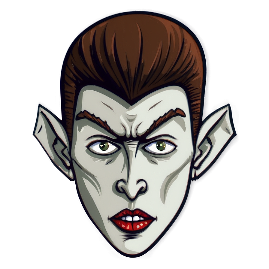 Vampire Face Cartoon Png 34