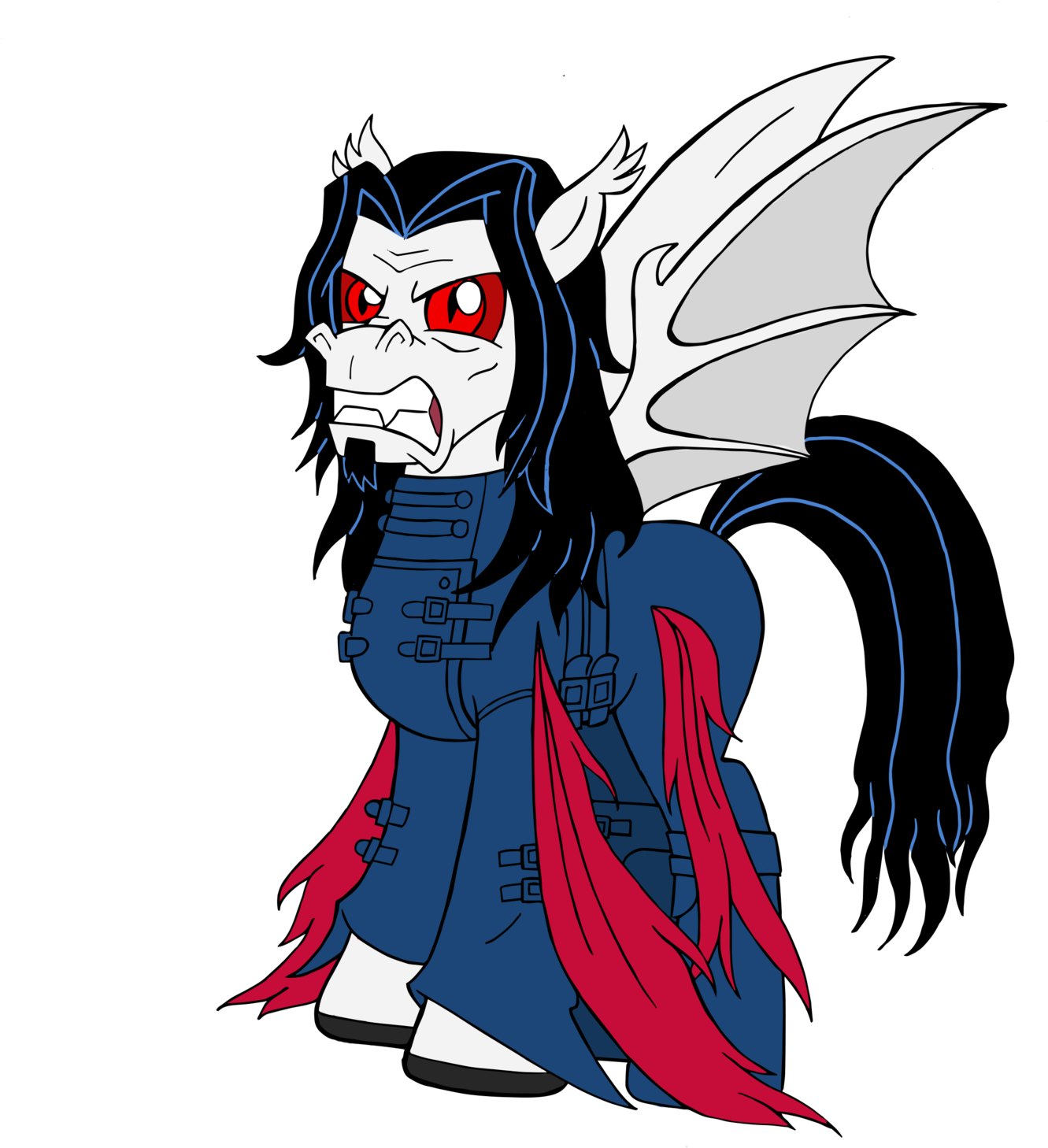 Vampire Pony Cartoon Character