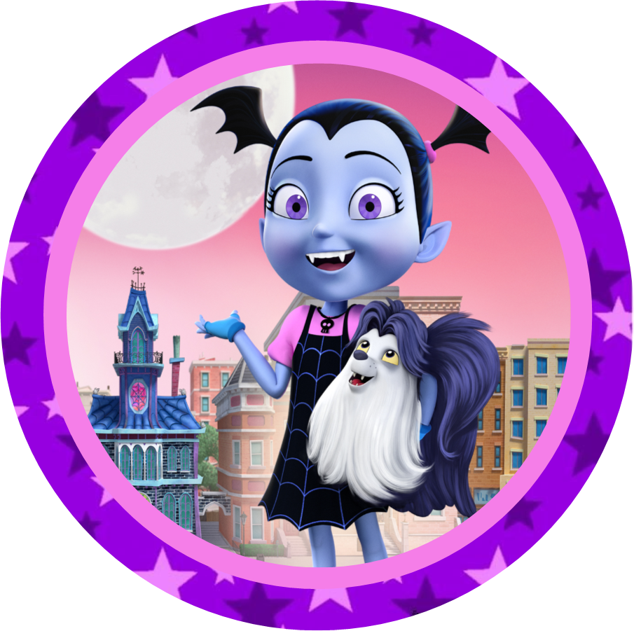 Vampirinaand Wolfie Cartoon