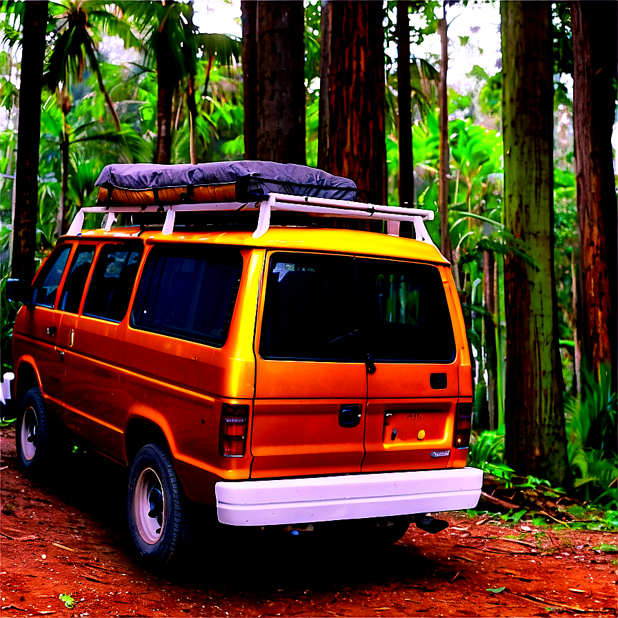 Van On Forest Adventure Png 06202024