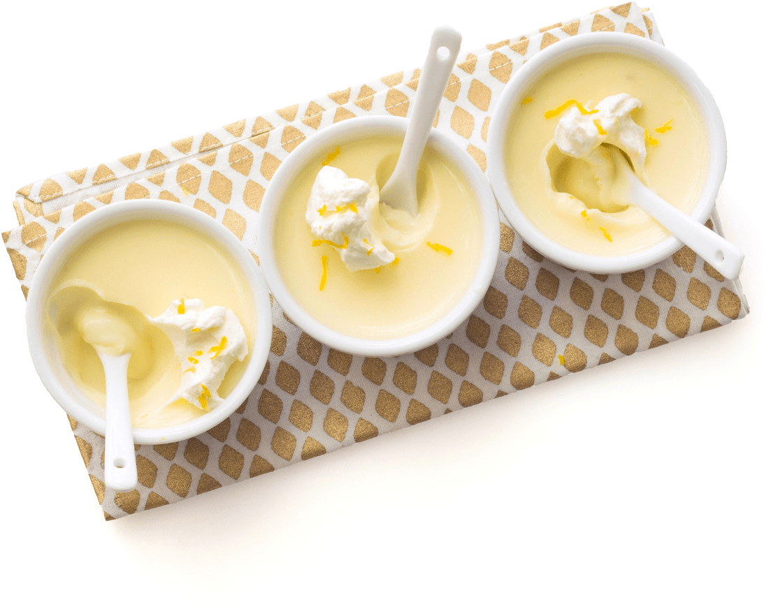 Vanilla Custard Dessert Three Cups