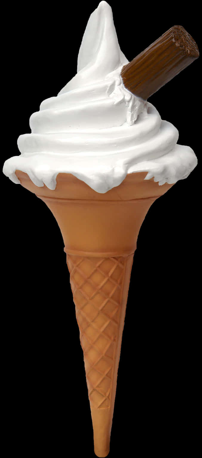 Vanilla Ice Cream Cone Clipart