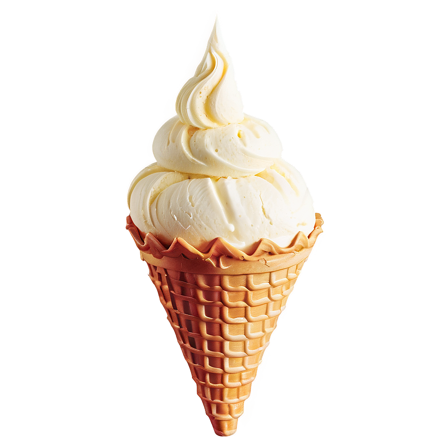 Vanilla Ice Cream Cone Png Qpx89