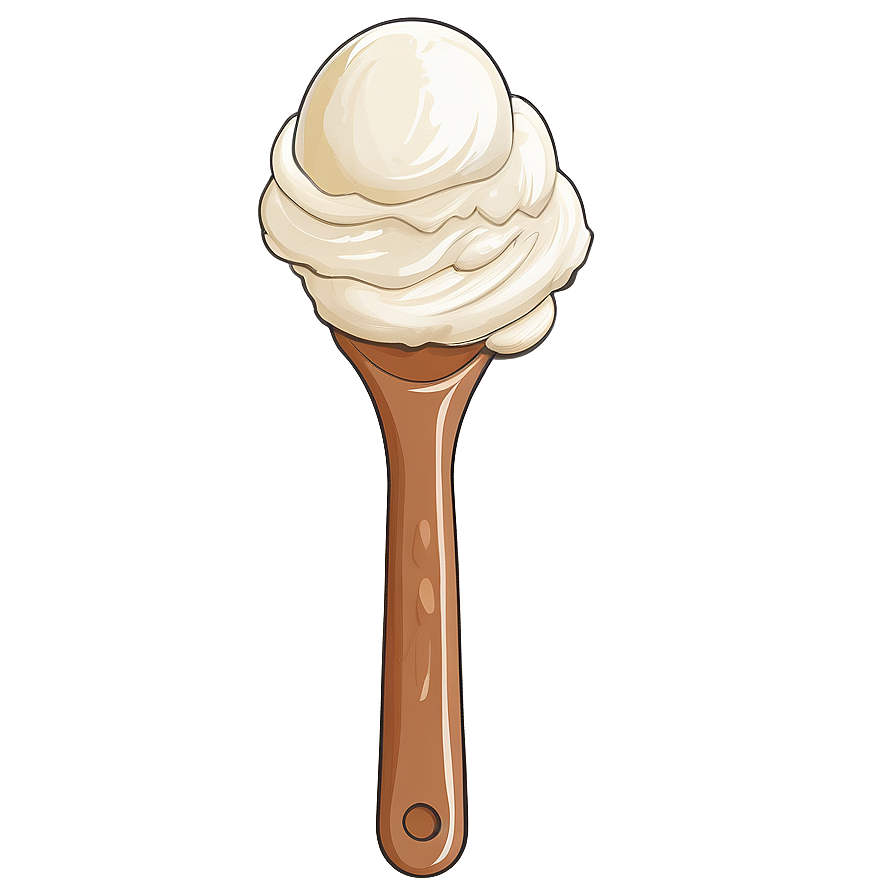 Vanilla Ice Cream Scoop Png 05032024