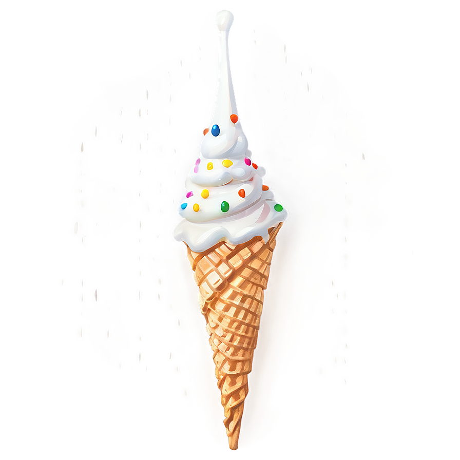 Vanilla Waffle Cone Png 06282024