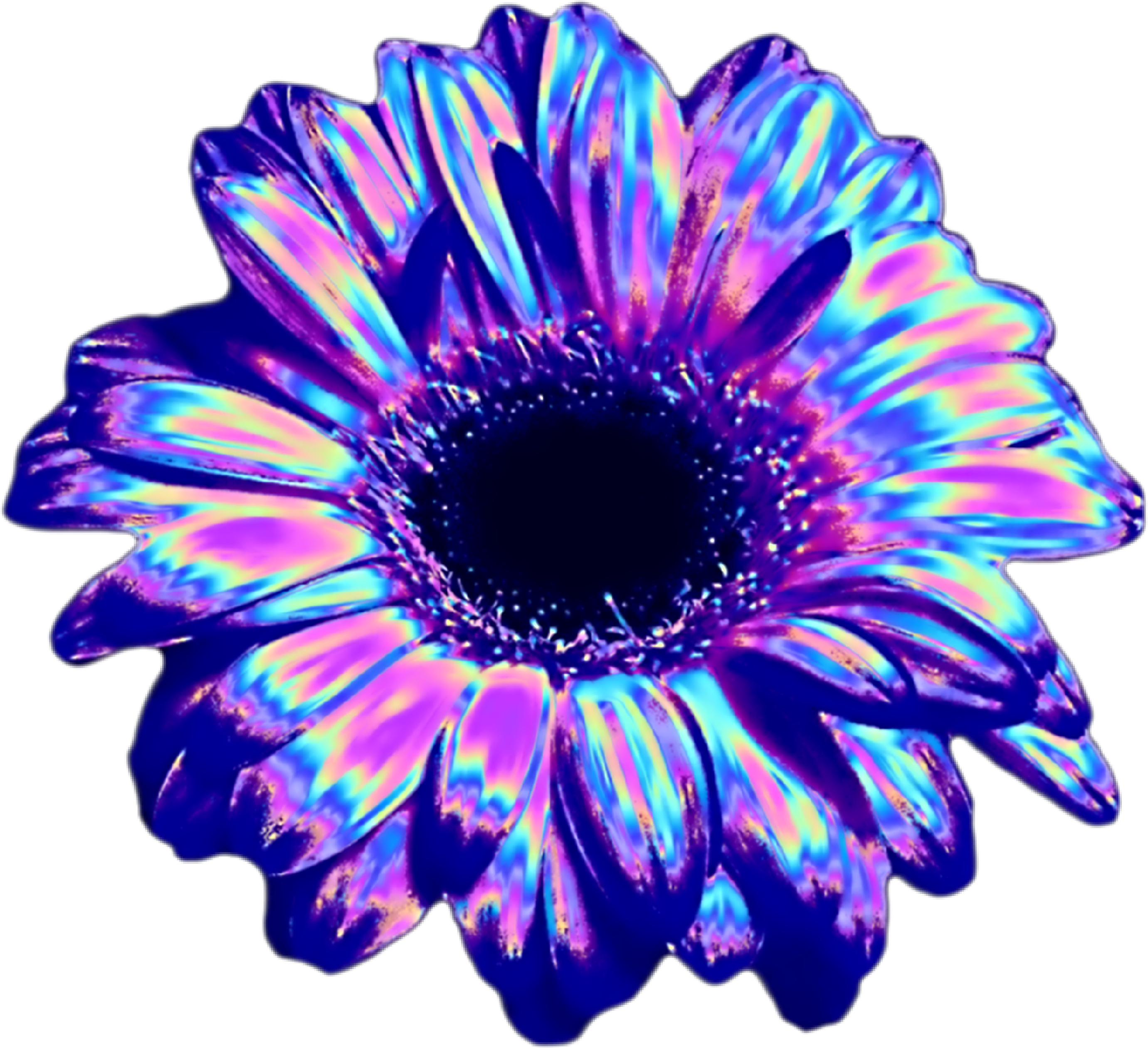 Vaporwave Aesthetic Flower.png