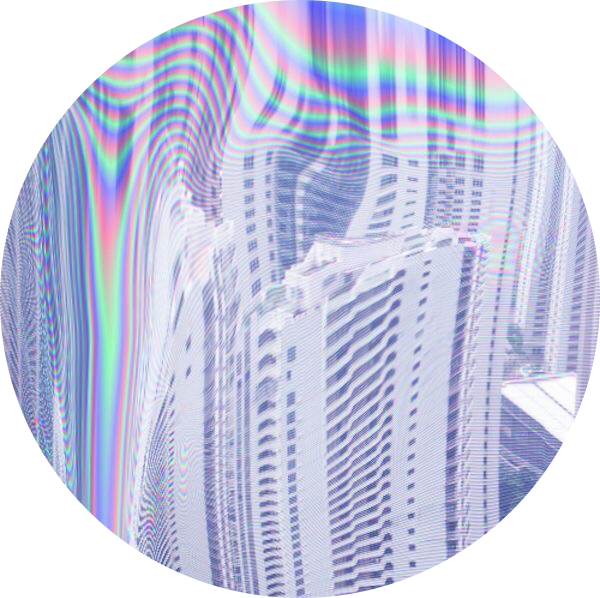 Vaporwave Skyscraper Distortion