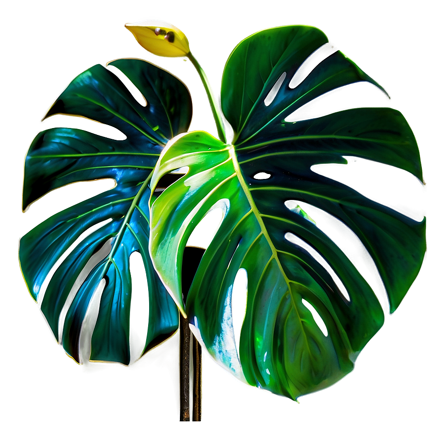 Variegated Monstera Plant Png 06212024