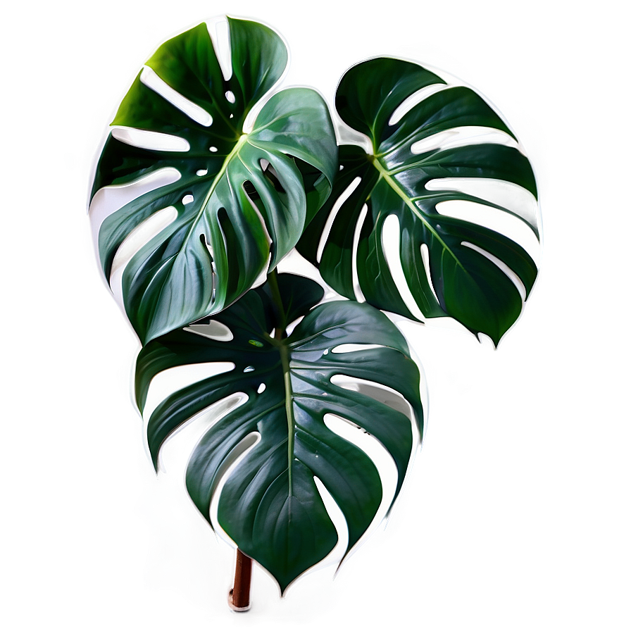 Variegated Monstera Plant Png Tgy84