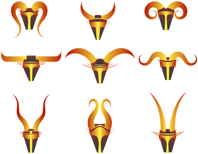 Varietyof Goat Horns Designs