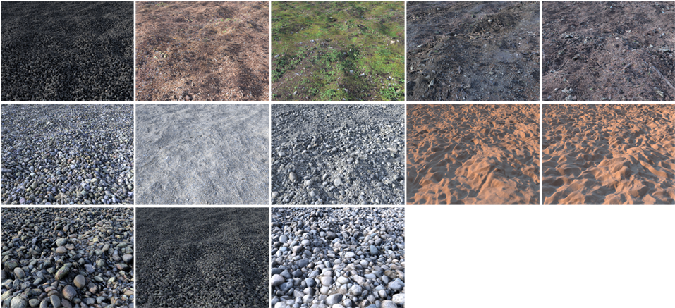 Varietyof Ground Textures Collection