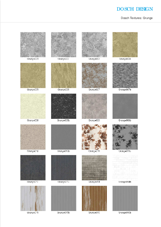 Varietyof Grunge Textures Preview