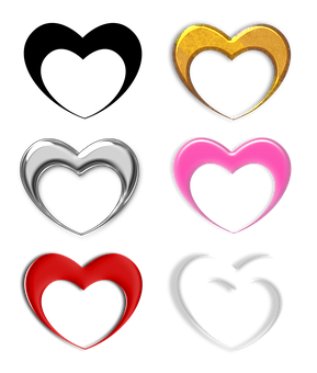 Varietyof Hearts Graphic