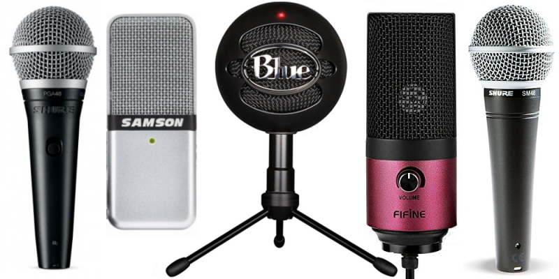 Varietyof Microphones