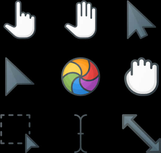 Varietyof Mouse Cursors Icons