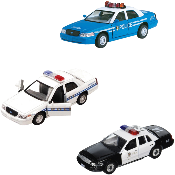 Varietyof Police Cars