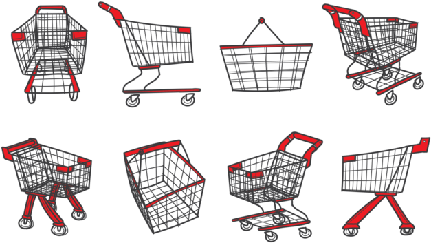 Varietyof Shopping Carts