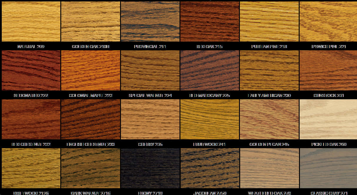 Varietyof Wood Floor Samples