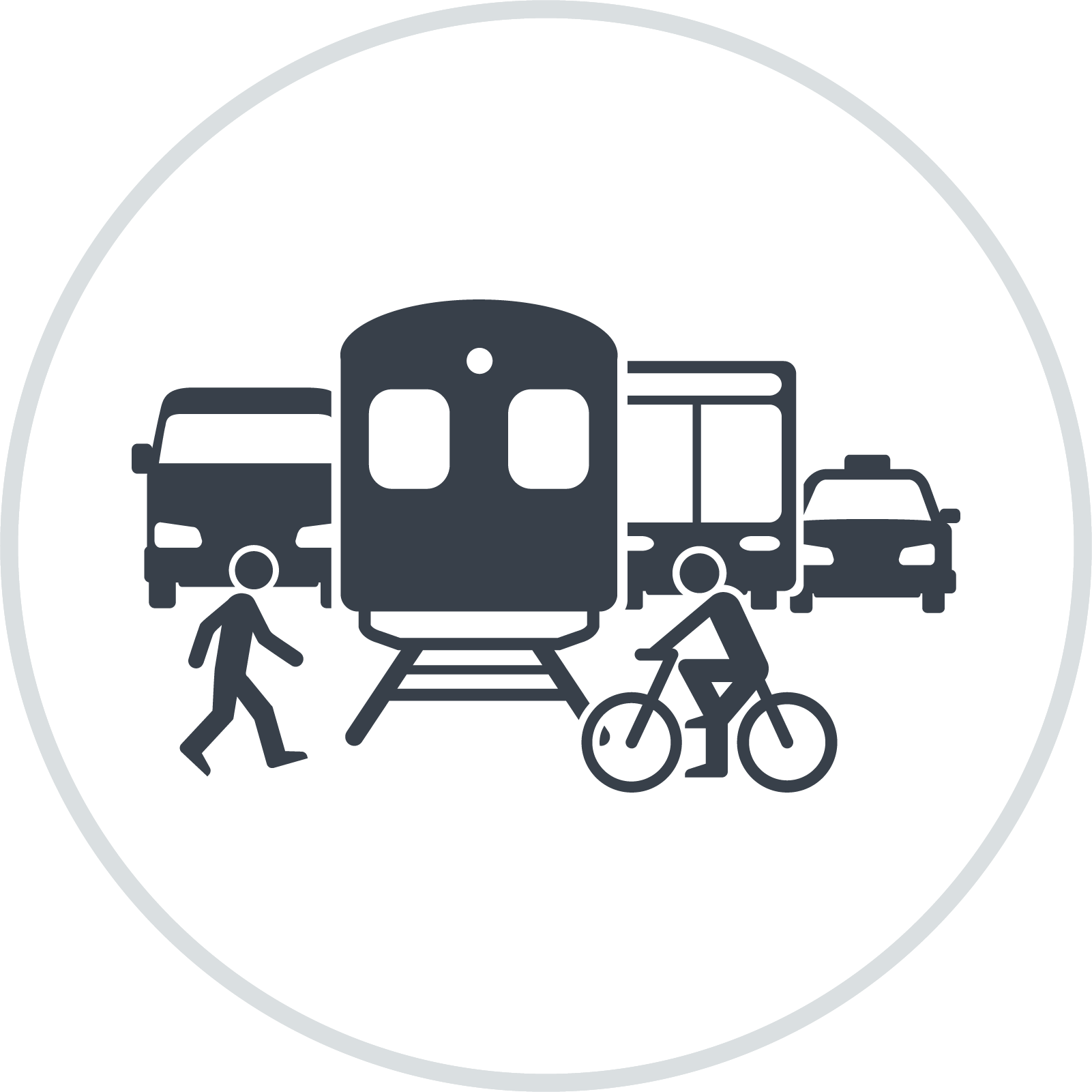 Various Modesof Transportation Icon