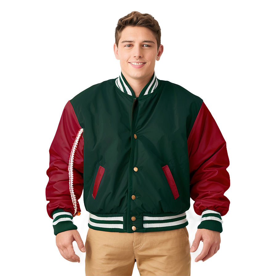 Varsity Bomber Jacket Collegiate Png Thh57