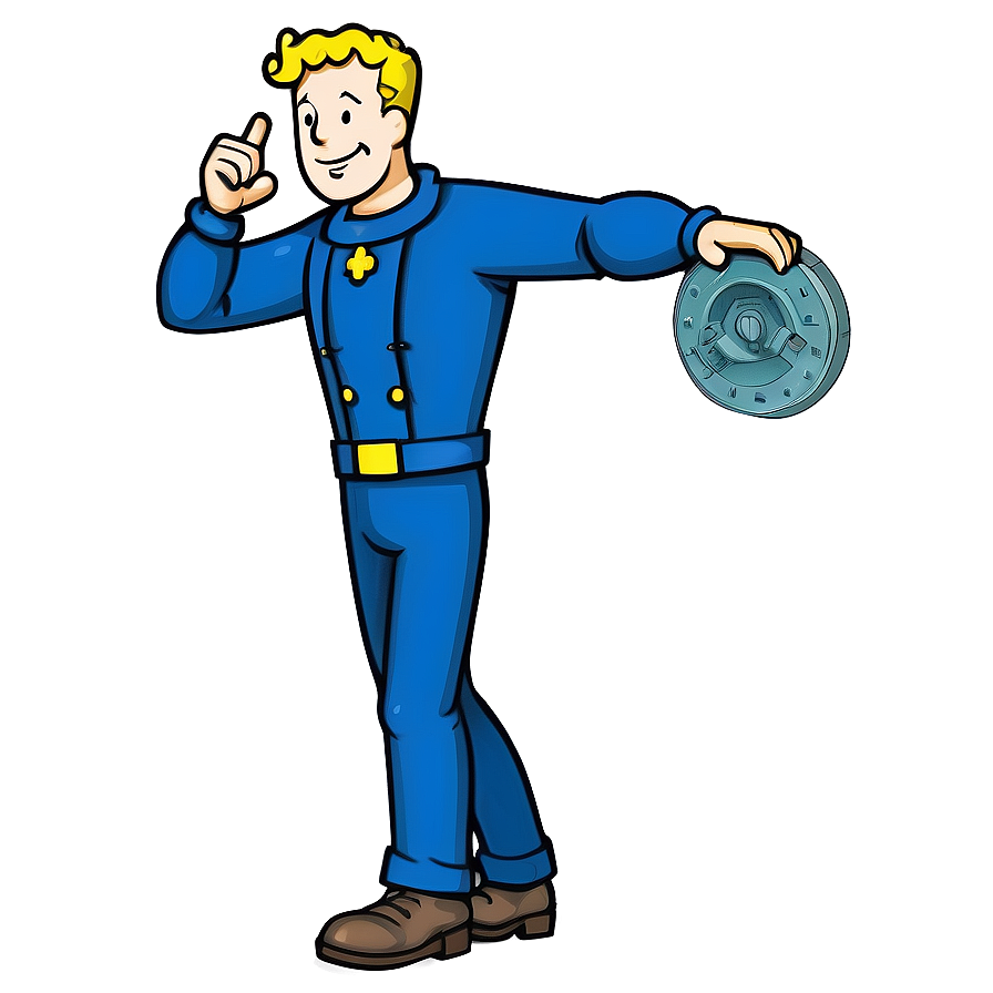 Vault Boy Illustration Png Ubp36